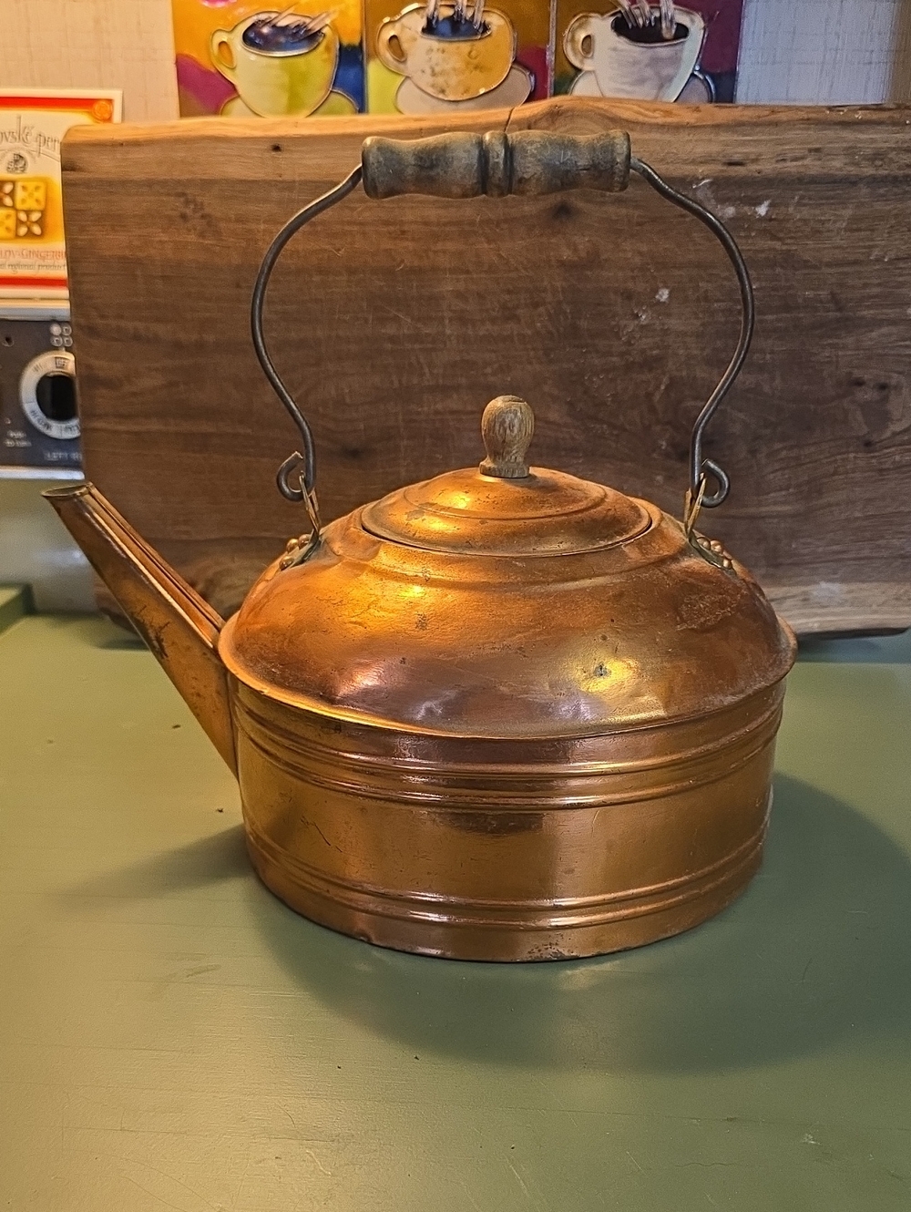 Vintage Revere Ware 10" Copper tea pot kettle
